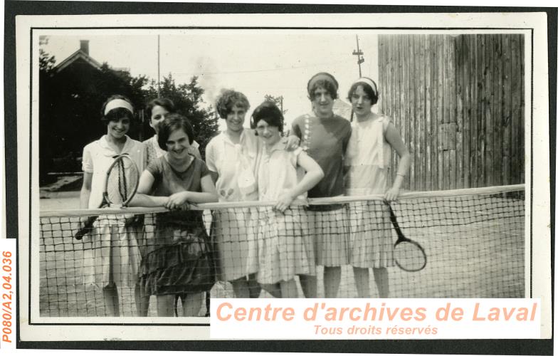 Joueuses de tennis,  Saint-Vincent-de-Paul