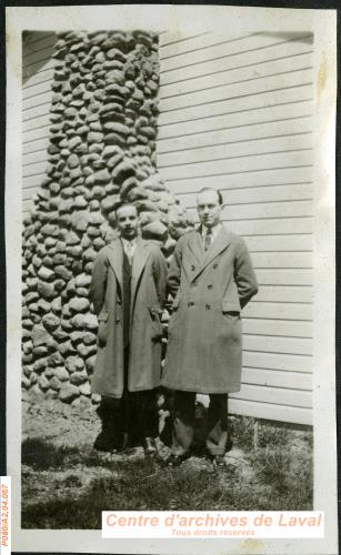 Portrait de deux hommes