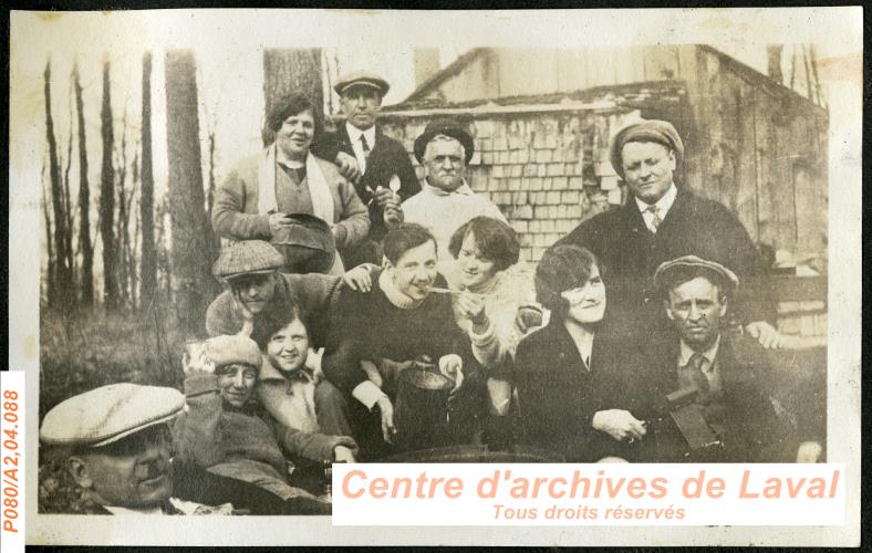 Portrait de famille au temps des sucres