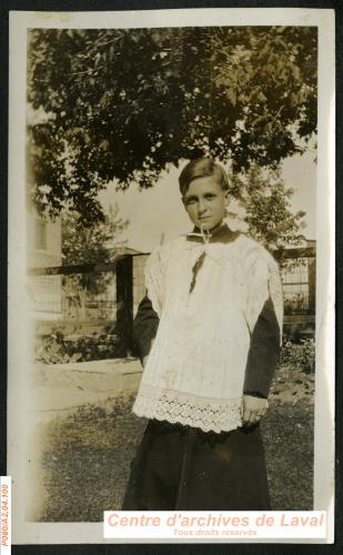 Portrait d'un enfant de choeur