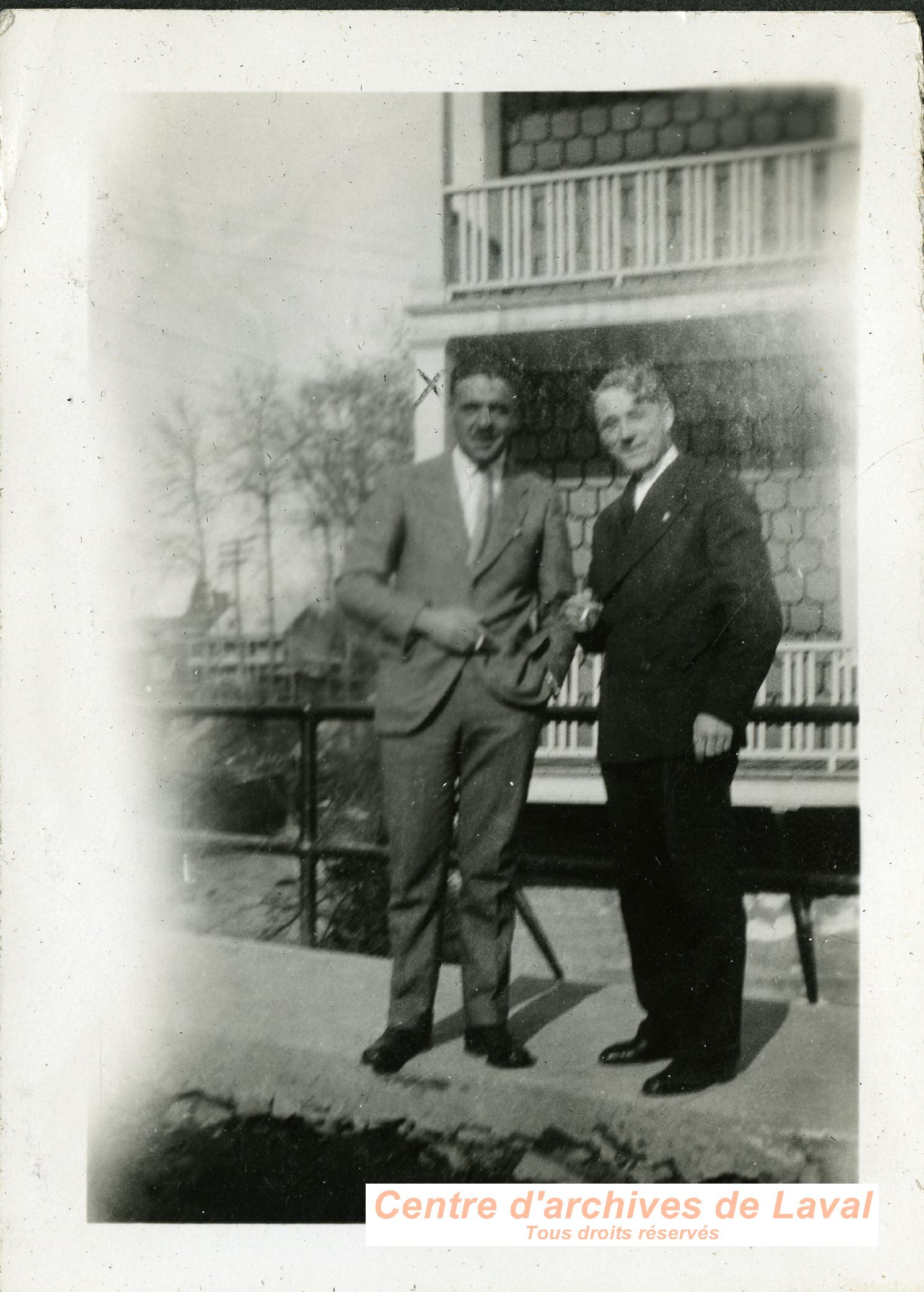 Portrait de deux hommes