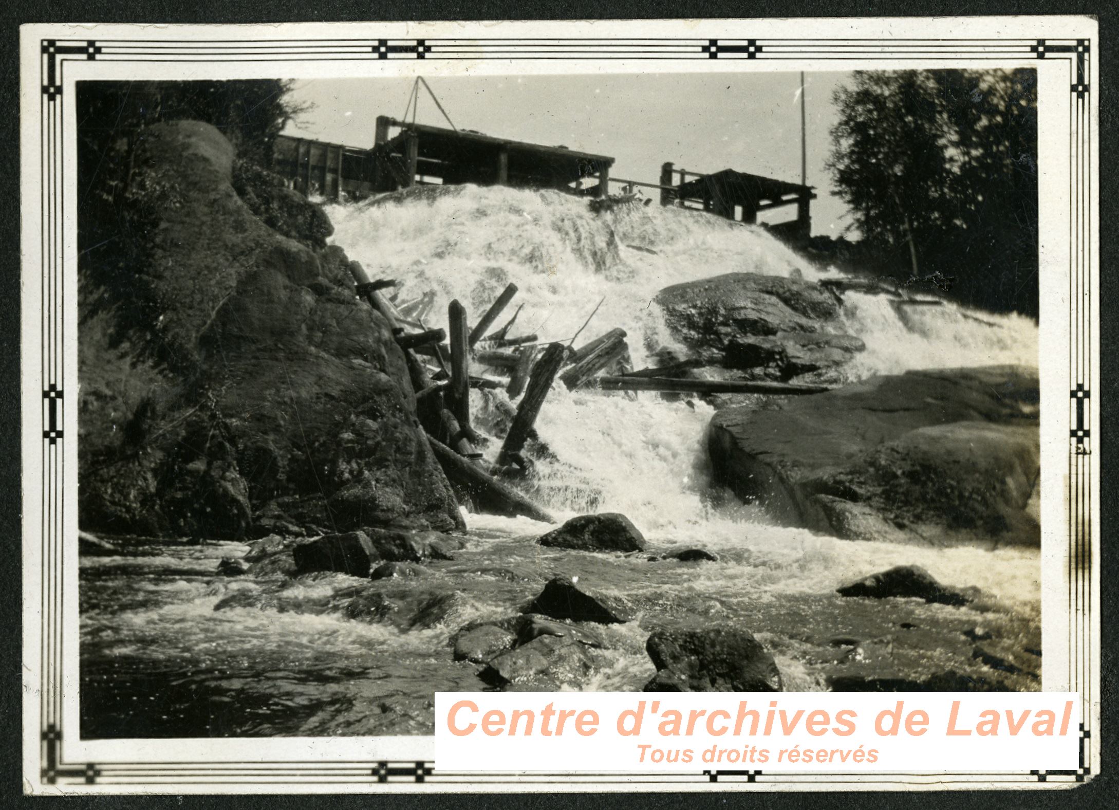 Chutes d'eau et barrage