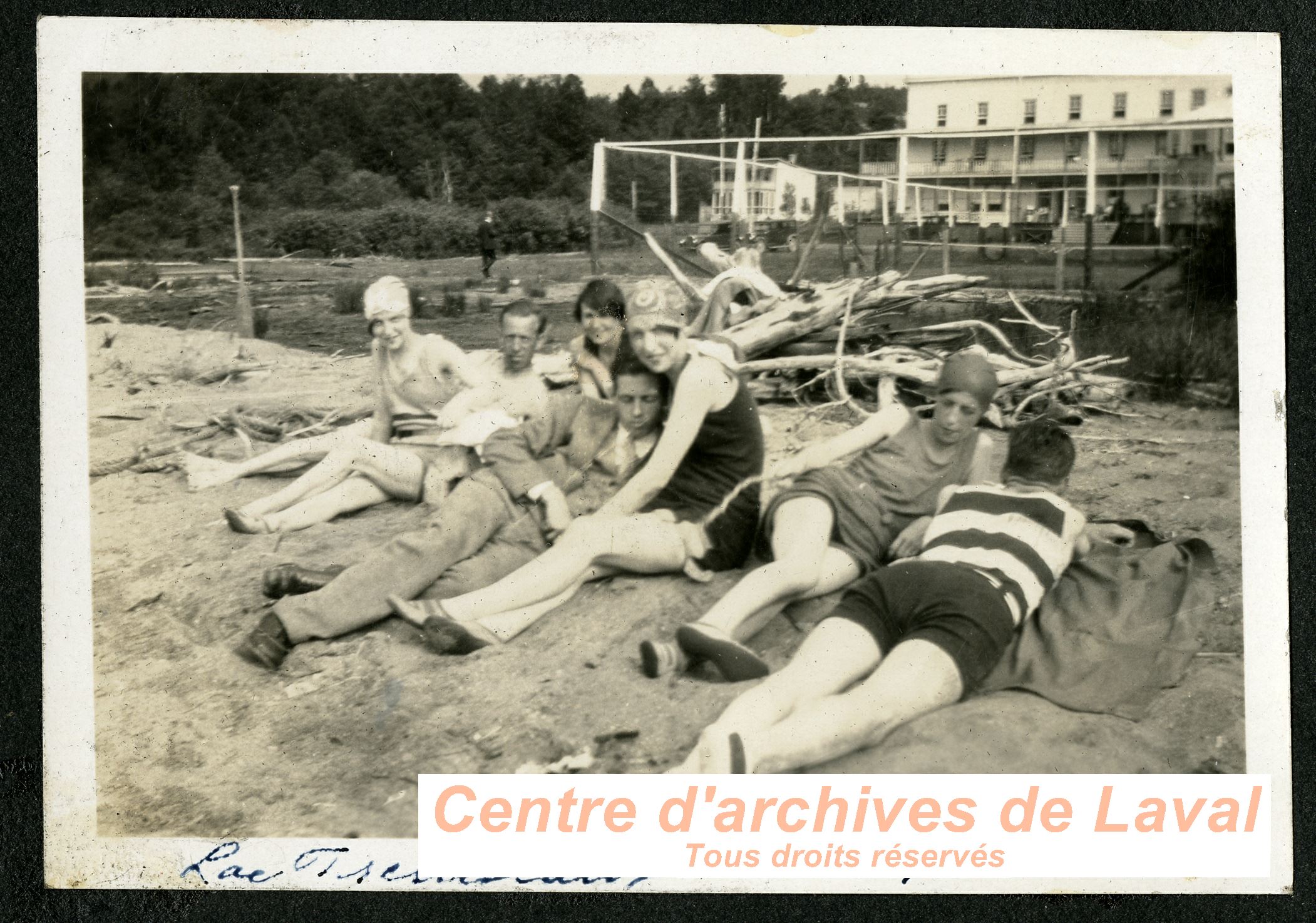 Portrait d'amis au lac Tremblant