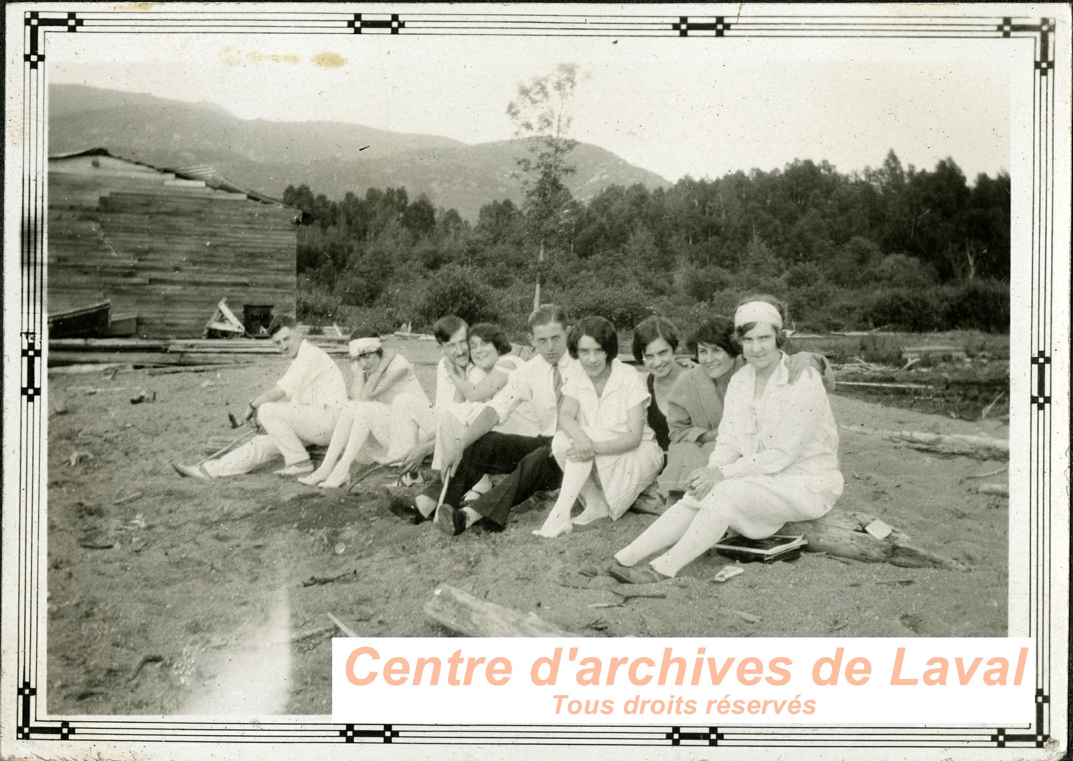 Portrait d'amis au lac Tremblant