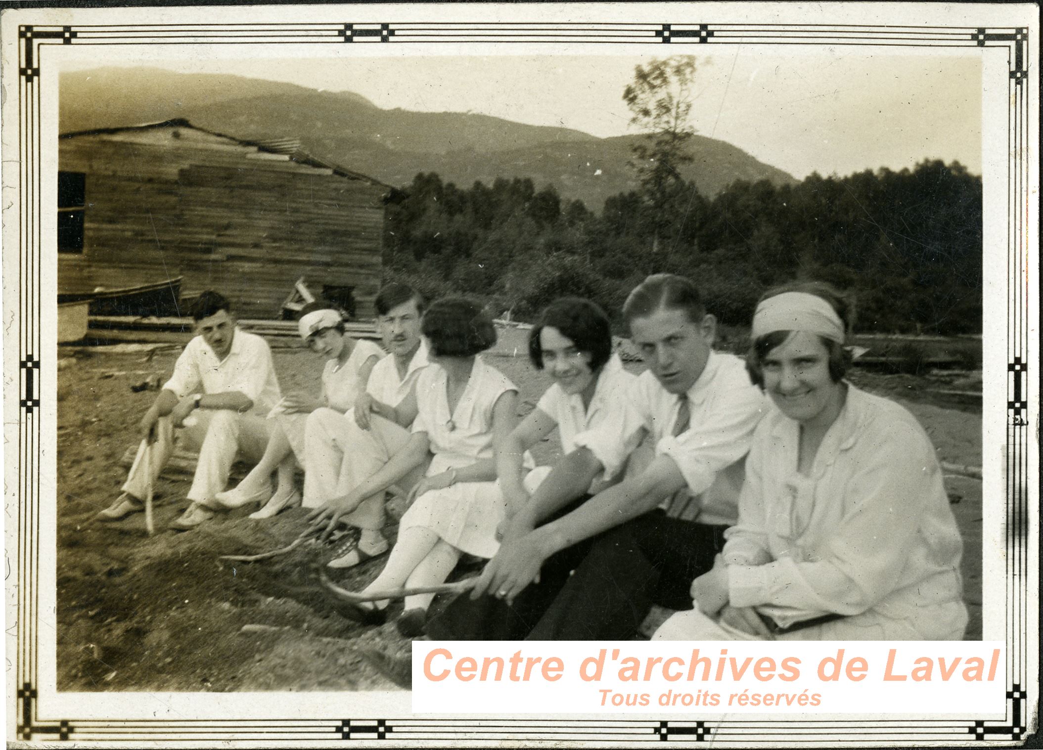 Portrait d'amis au lac Tremblant