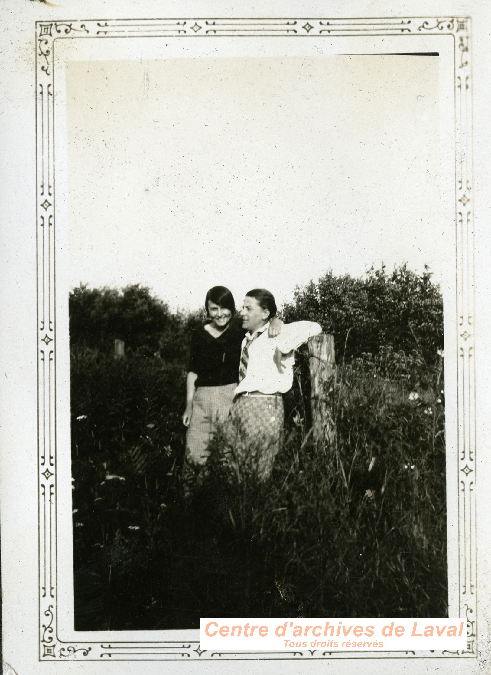 Portrait de deux amies