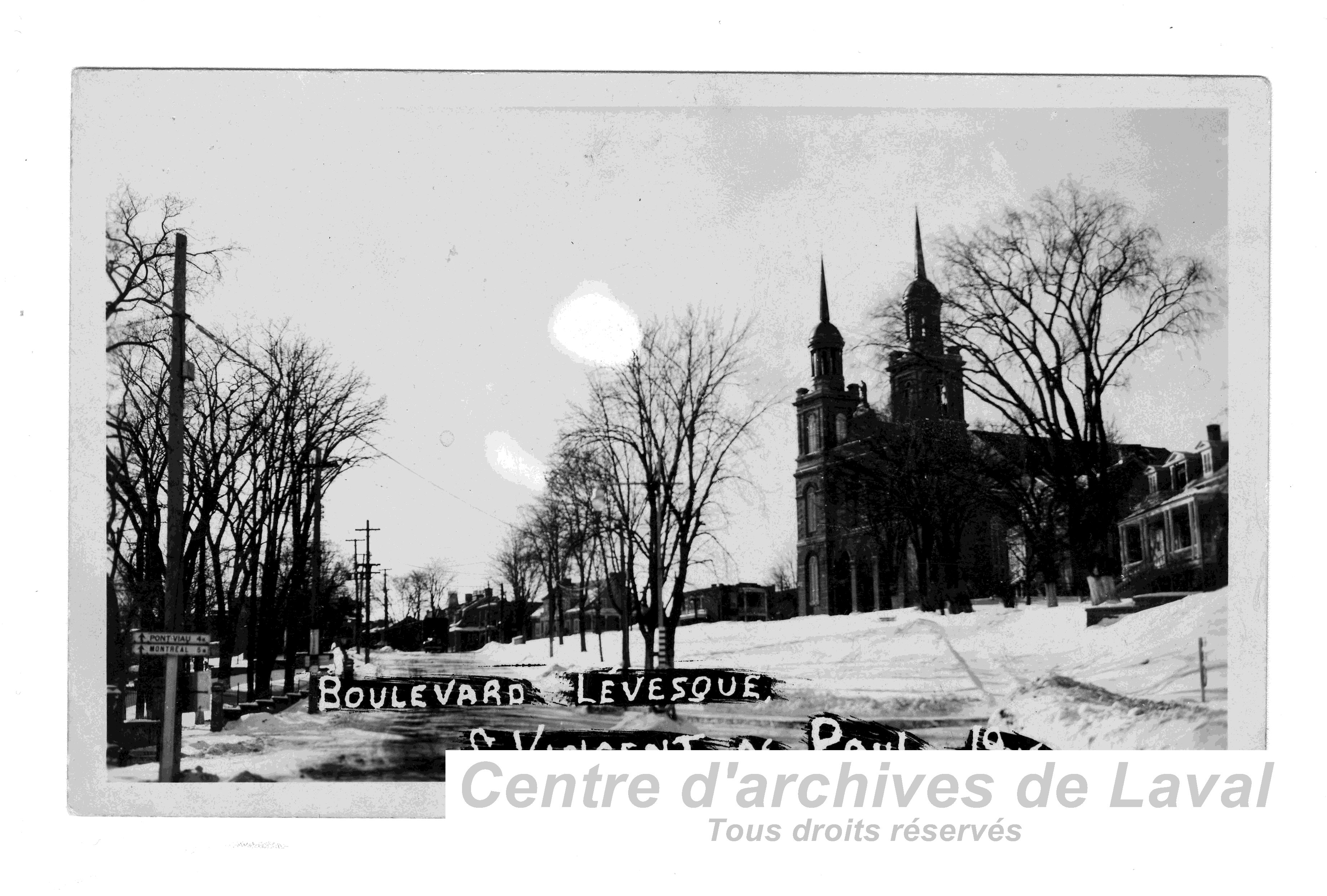 Le boulevard Lvesque  Saint-Vincent-de-Paul.