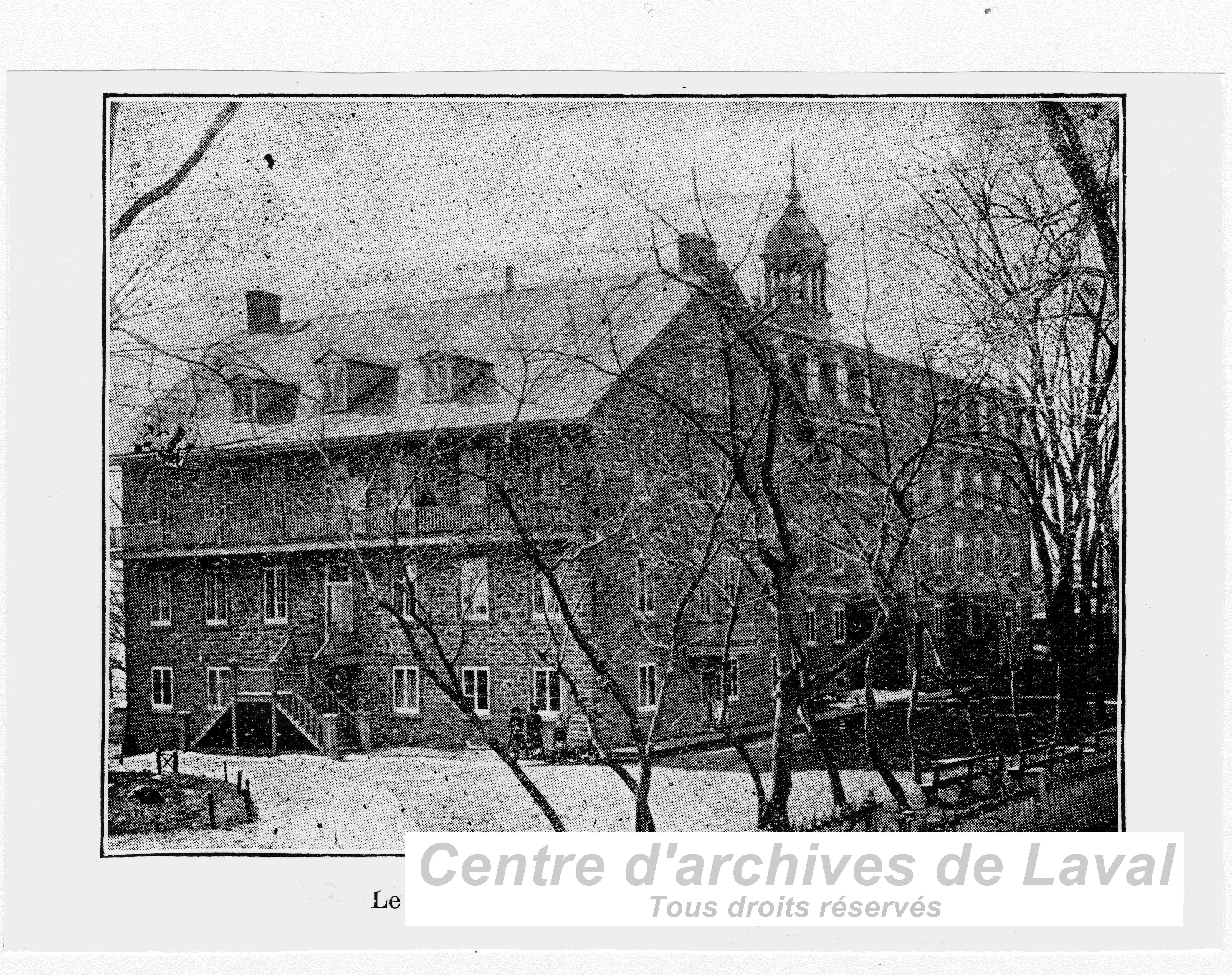 Le Couvent des Soeurs de la Providence  Saint-Vincent-de-Paul, au tournant du 20e sicle