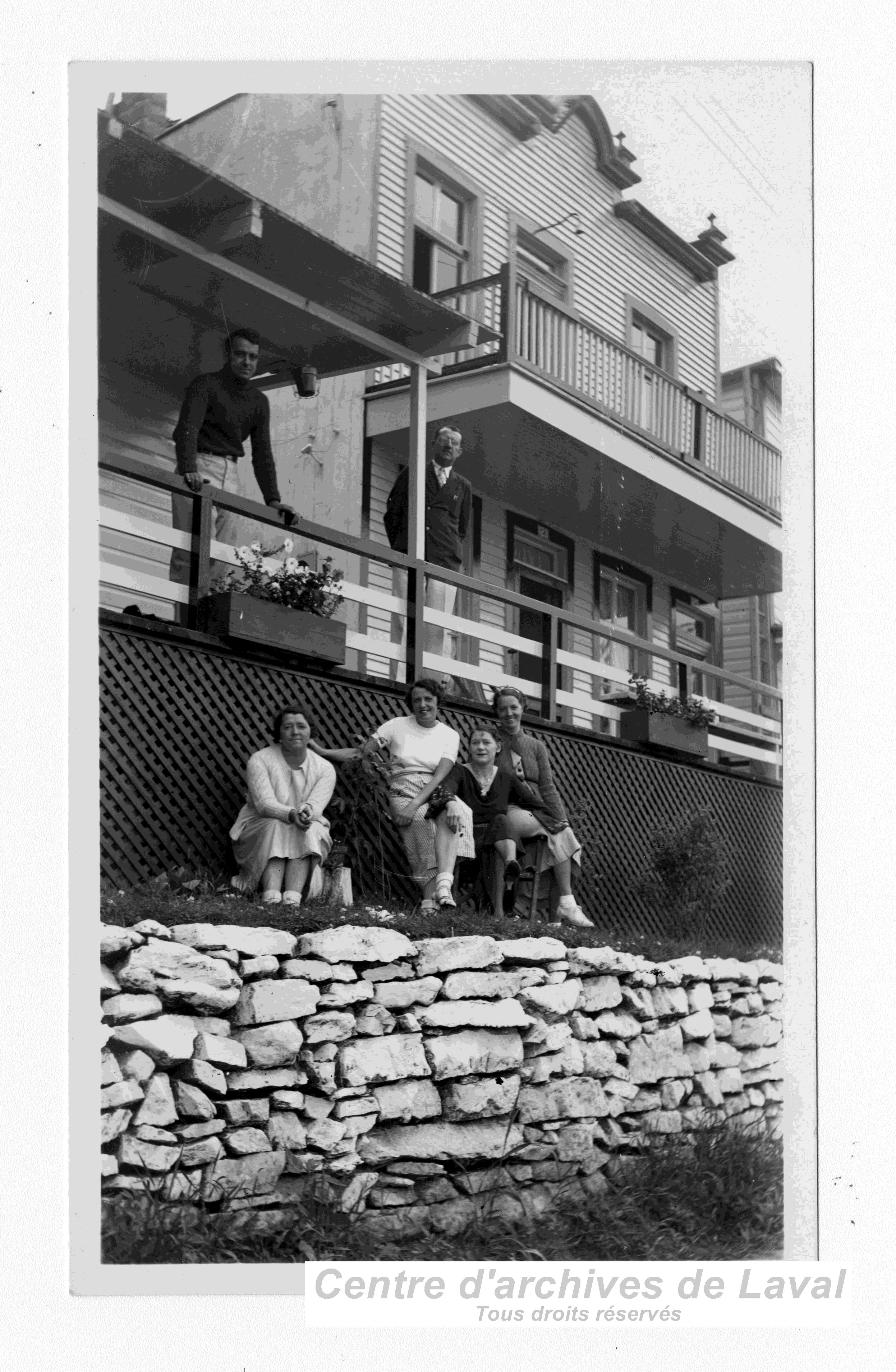 La famille Sigouin  Saint-Vincent-de-Paul, en 1936.