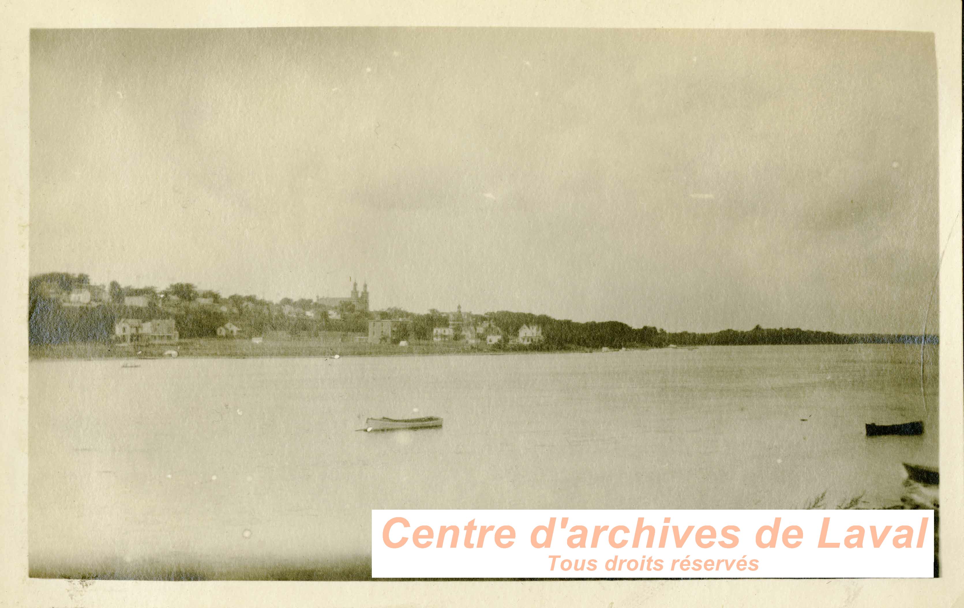 Le village de Saint-Vincent-de-Paul, vers 1915.