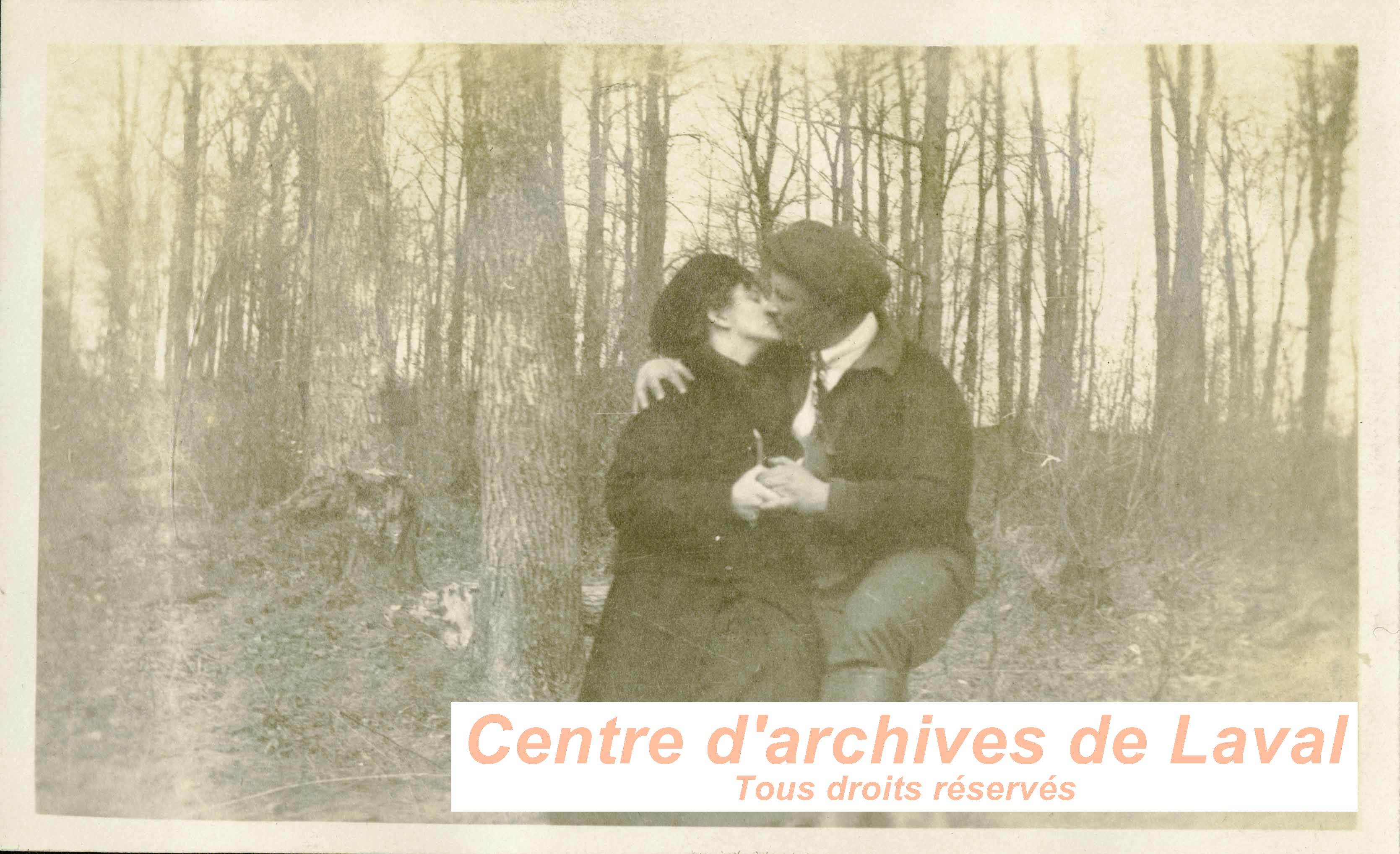 Couple d'amoureux de Saint-Vincent-de-Paul.