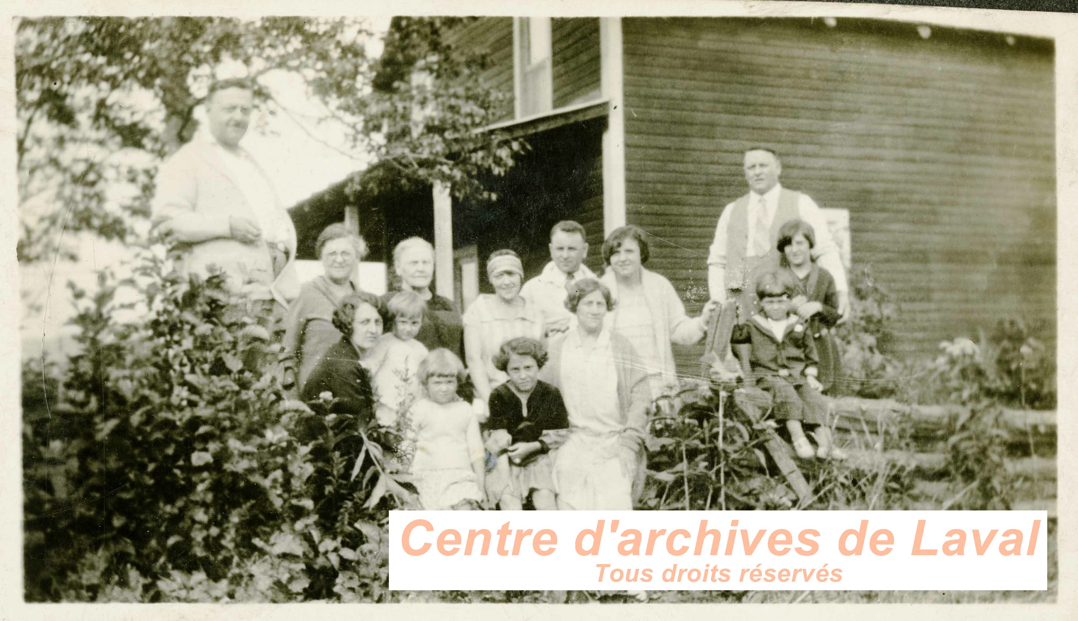 Membres de la famille Auclair,  Saint-Vincent-de-Paul.