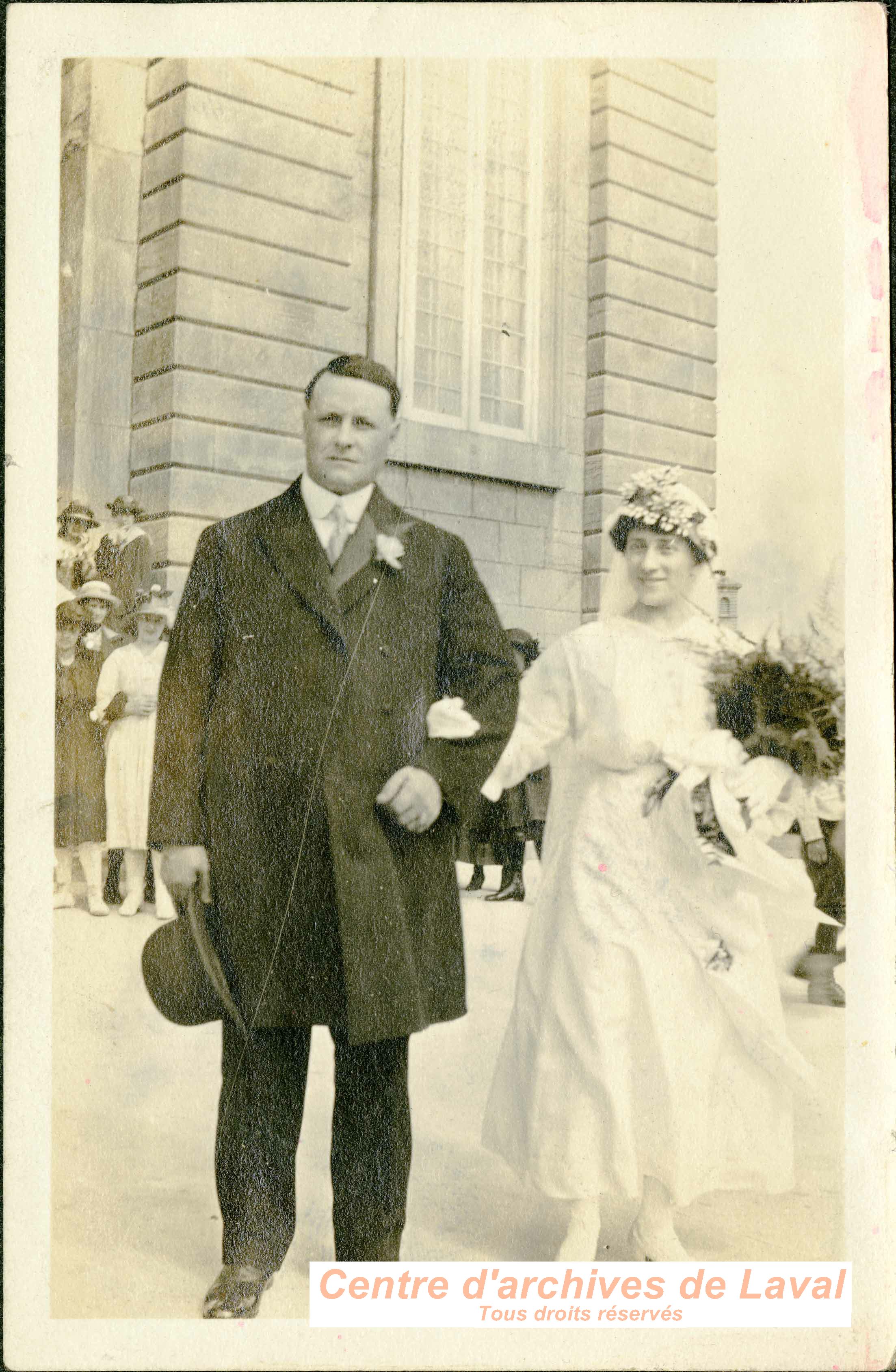 Mariage d'Ernestine Bisson et Alban Auclair.