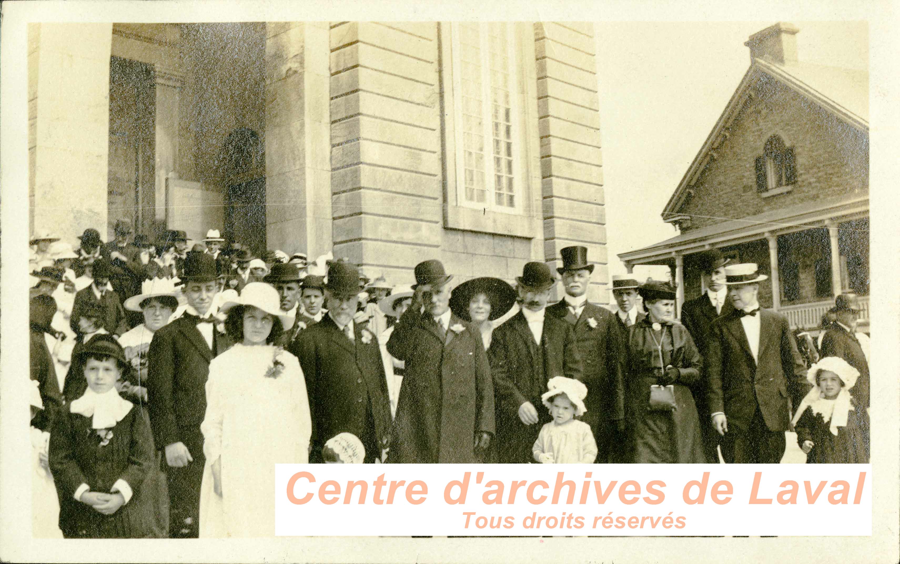 Mariage d'Ernestine Bisson et Alban Auclair.