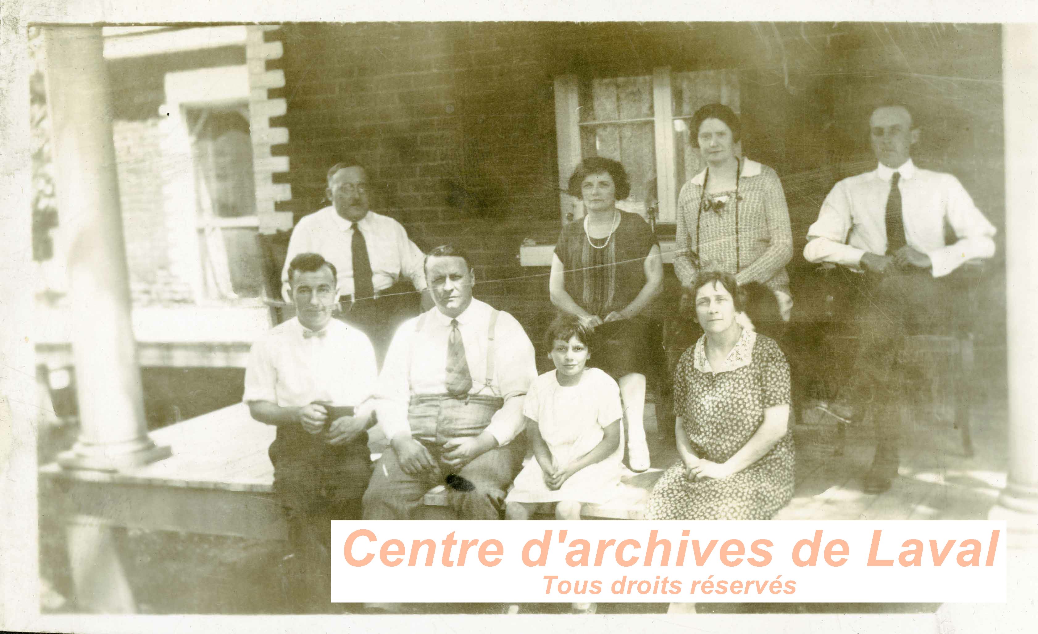 Membres de la famille Auclair  Saint-Vincent-de-Paul.