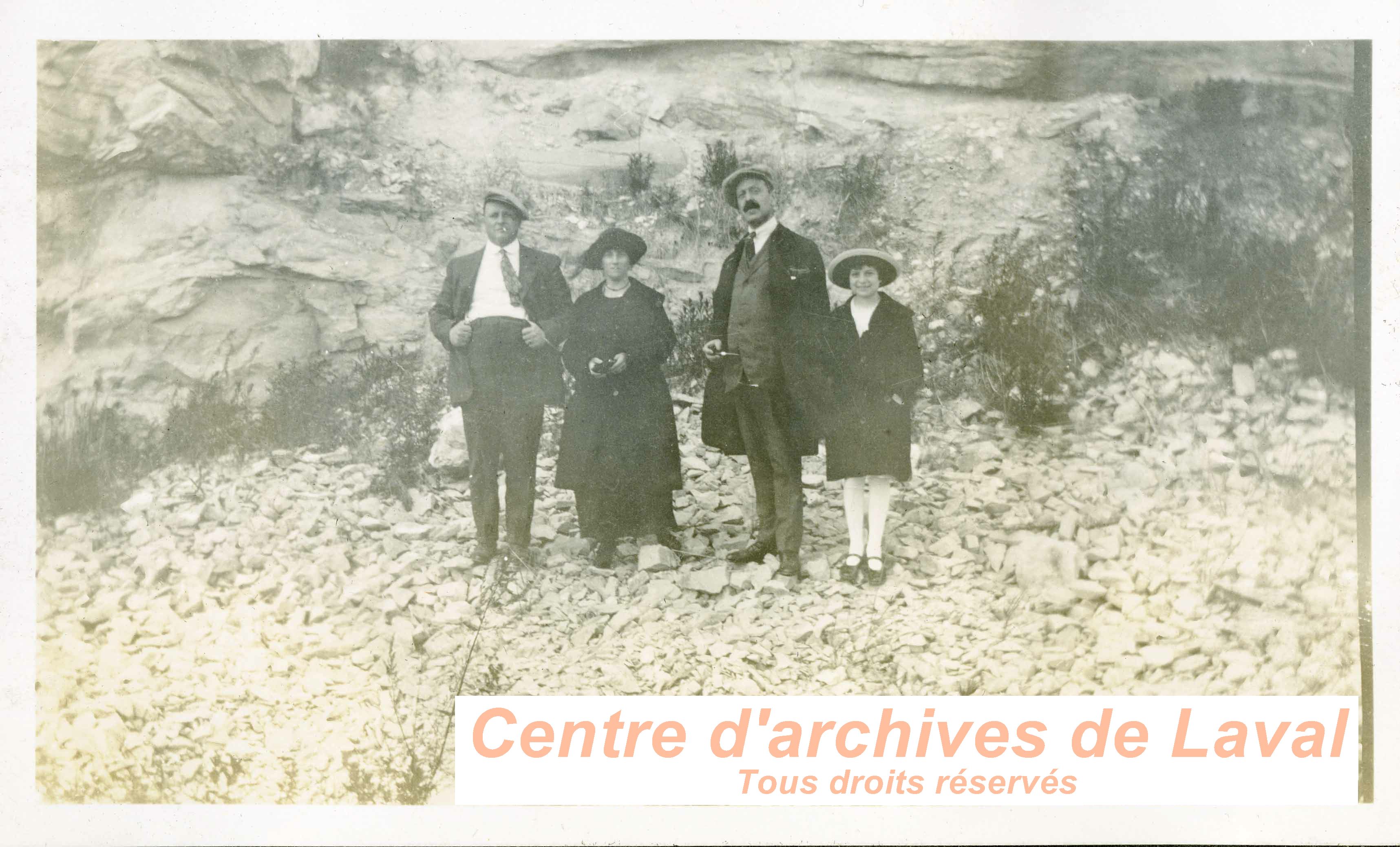 Portrait de touristes  La Malbaie (Qubec).