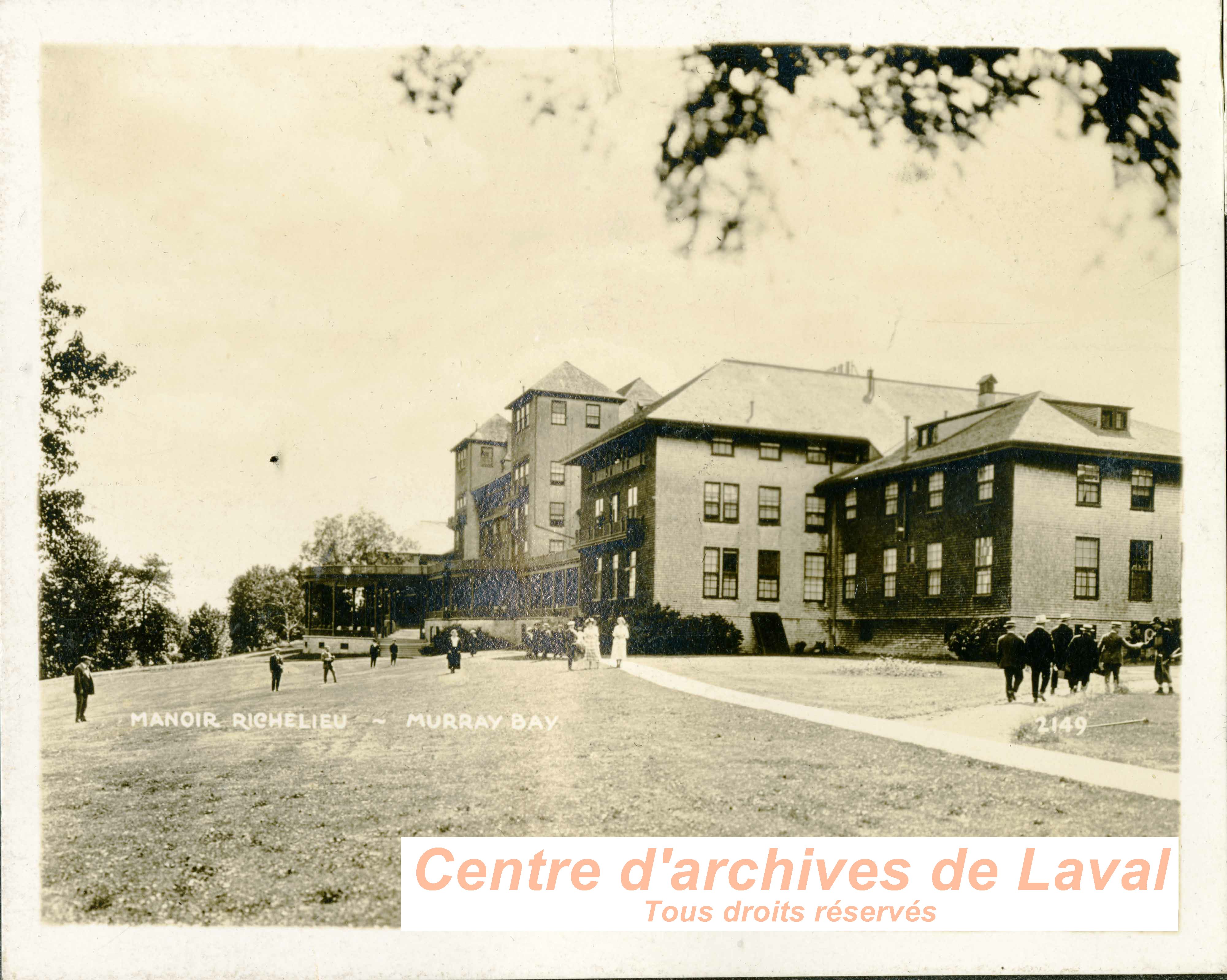 Le Manoir Richelieu  La Malbaie (Qubec), dans les annes 1920.