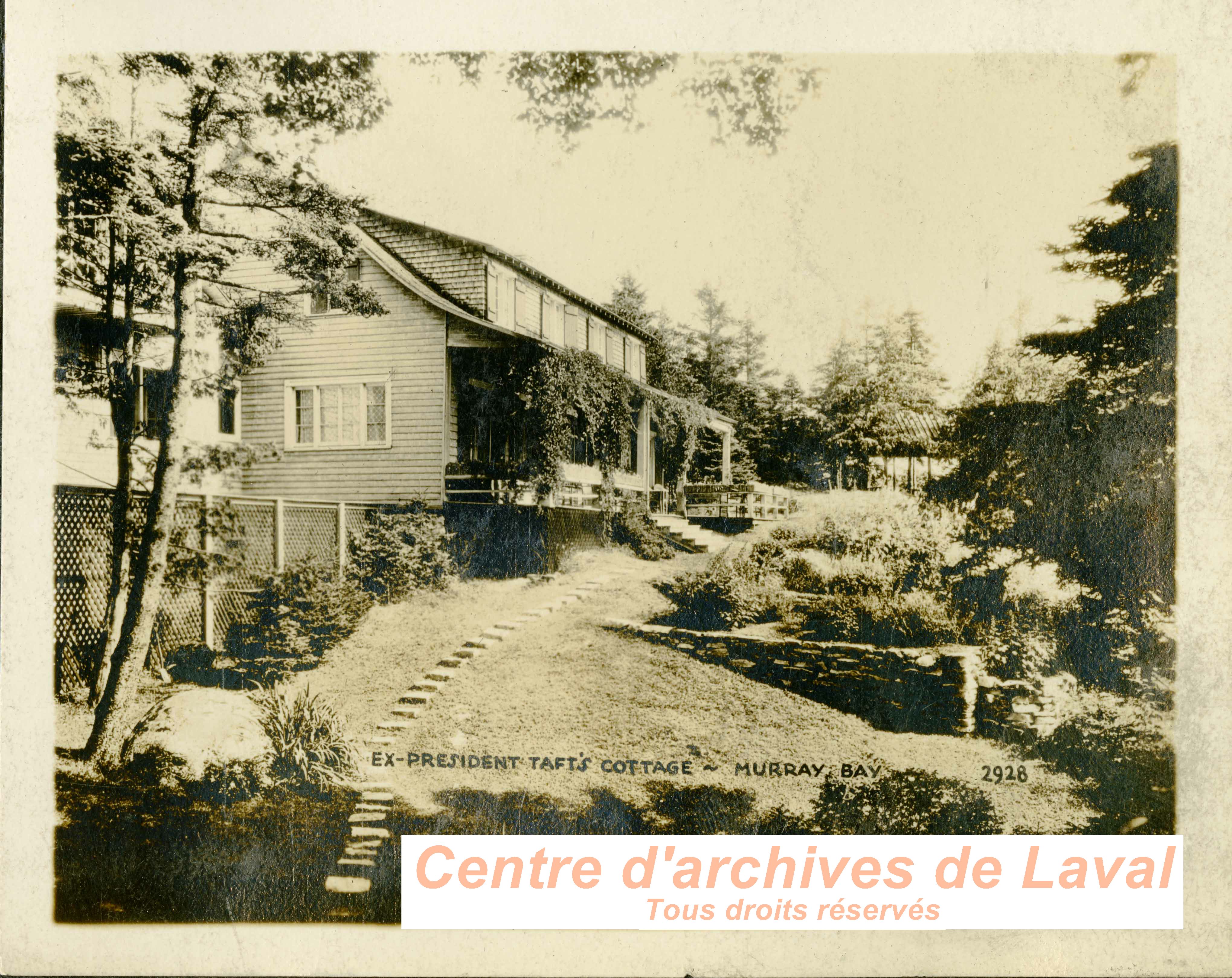 Unit d'habitation au Manoir Richelieu  Murray Bay (Qubec), dans les annes 1920.