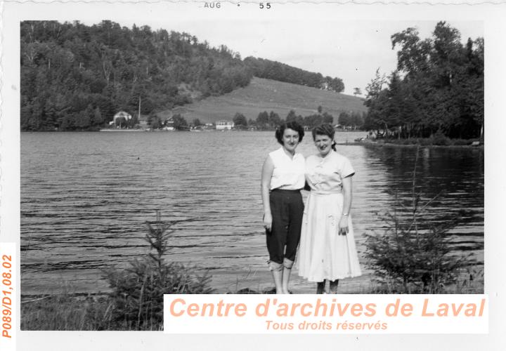 Portrait de deux femmes