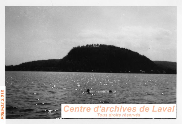 Baigneurs au lac Beaulac