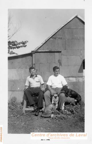 Portrait de deux hommes