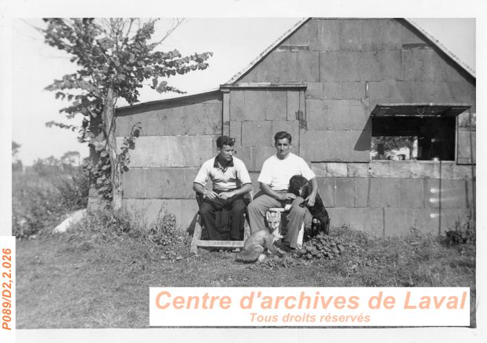 Portrait de deux hommes