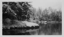 Le lac Beaulac en hiver
